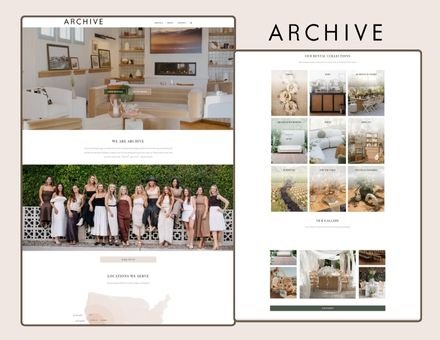 Wedding & Event Rentals Web Development