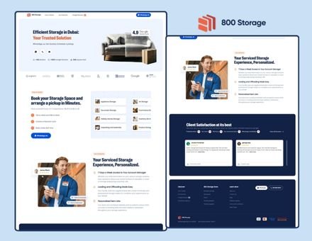 Moving & Storage Space Web Development