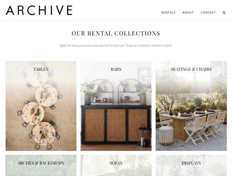 Archive Rental Site
